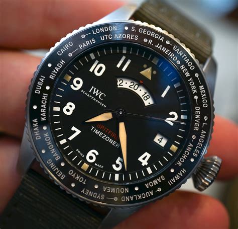 iwc pilot timezoner spitfire edition